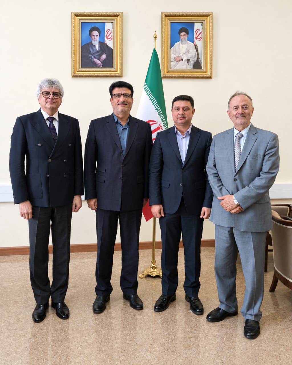 گزارش دیدار با سفیر جدید جمهوری اسلامی ایران در قزاقستان